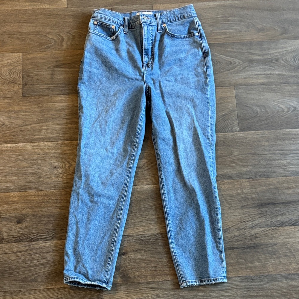 Madewell Women's Straight Leg Blue Jeans